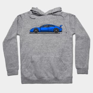 supercar blue Hoodie